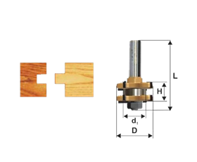 Фреза пазо-шиповая 12х41х386.35мм Makita D-12027
