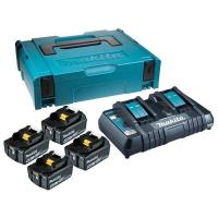 Набор аккумуляторов и зу в кейсе Makita 198489-5
