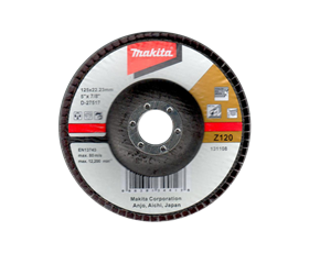 Диск лепестковый 125х22мм К120 Makita D-27517