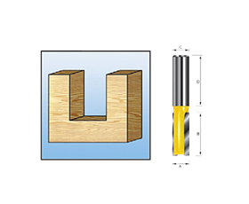 Фреза пазовая твердосплавная 16х8х20мм Makita D-10322