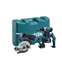 Пластиковый кейс Makita 824764-0 для набора Li-ion (циркулярная пила, фонарь, сабельная пила, шурупо