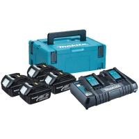 Набор аккумуляторов и зу в кейсе Makita 198312-4