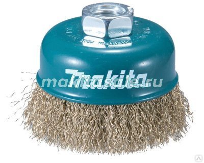 Чашечная щетка Макита 90мм 0.3мм латунь (D-39780)