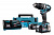 Компактная ударная дрель-шуруповерт Makita XGT HP002GD201
