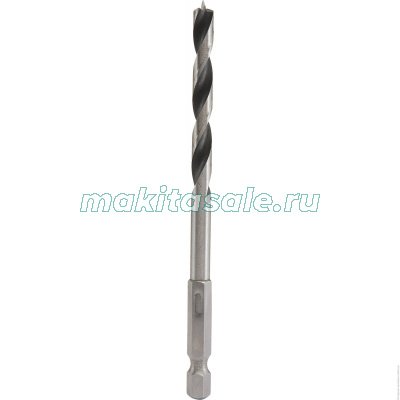 Спиральное сверло по дереву Макита 6х100мм 1/4" (D-15899)