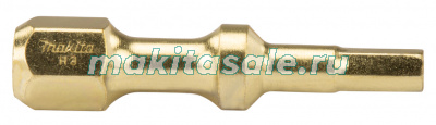Биты с шестигранным шлицем Makita B-42335 №3 30мм 3шт