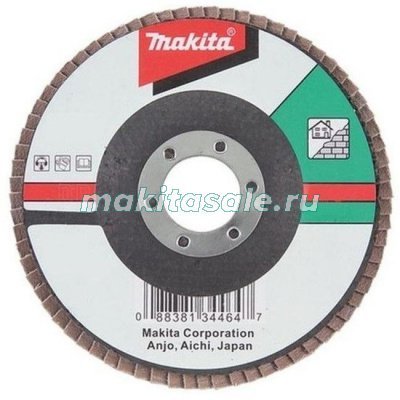 Лепестковый шлифовальный диск Макита 125мм 36К плоский C (D-28070)