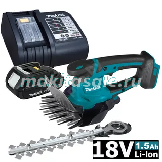 Аккумуляторные ножницы для травы Makita DUM604SYX (1×1.5Ah, 18V, Li-Ion)