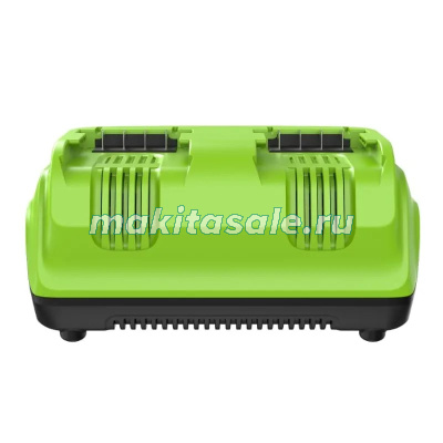 Ультрабыстрое двойное зарядное устройство Greenworks G24X2C8, 24V, 8A
