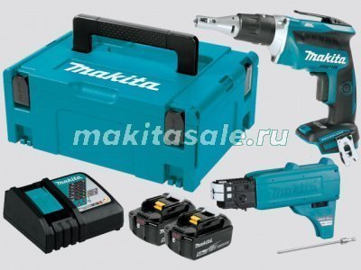 Аккумуляторный шуруповерт Makita DFS452TJX2