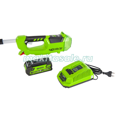 Снегоуборщик аккумуляторный G-MAX 40V GREENWORKS GD40SSK2 с 1хАКБ 2 А.ч и ЗУ