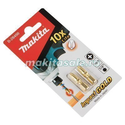 Биты Makita B-28488 PH2 25мм 2шт