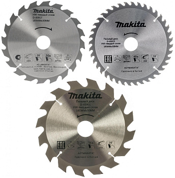 Пильные диски Makita D-46349 Standart 185x30мм 3шт