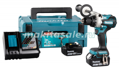 Аккумуляторная дрель-шуруповерт Makita DDF486RTJ
