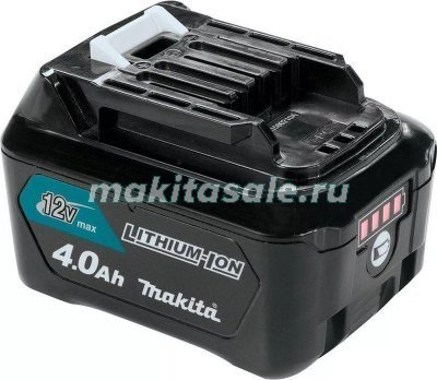 Аккумулятор BL1041B (12В, 4Ач, индикатор заряда), картон, 1 шт. Макита (197406-2)