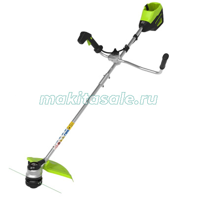 Триммер аккумуляторный Greenworks GD60BCB, 60V, 40 см, с АКБ 4АЧ и ЗУ