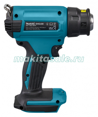 Аккумуляторный тепловой пистолет (фен) DHG180ZK