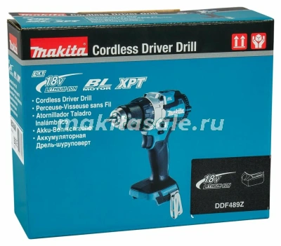 Дрель-шуруповерт Makita DDF489Z