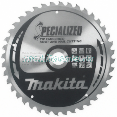 Пильный диск Макита Premium 270х30/25х2.6х40T (B-35324)
