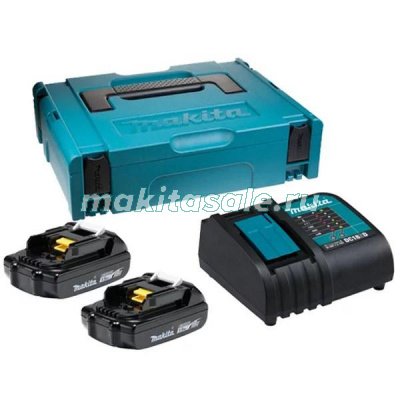 Набор аккумуляторов и зу в кейсе Makita 197143-8