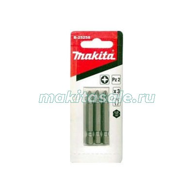 Биты двухстороннии Макита PZ2 85мм Torsion 3шт (B-12790)