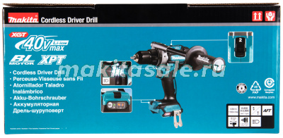Аккумуляторная дрель-шуруповерт XGT Makita DF001GZ