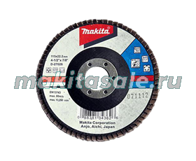 Диск лепестковый 115х22мм К36 Makita D-27028
