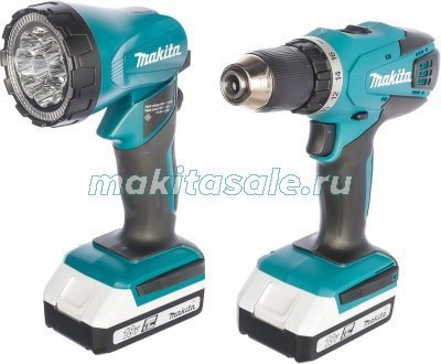 Аккумуляторная дрель-шуруповерт Makita DF457DWLE