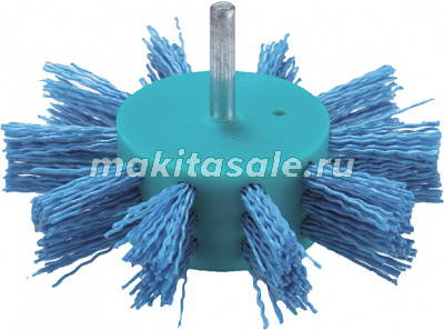 Дисковая щетка полировальная звездочка Makita D-45755 нейлоновая