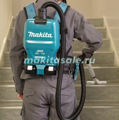 Аккумуляторный ранцевый пылесос Makita DVC265ZXU
