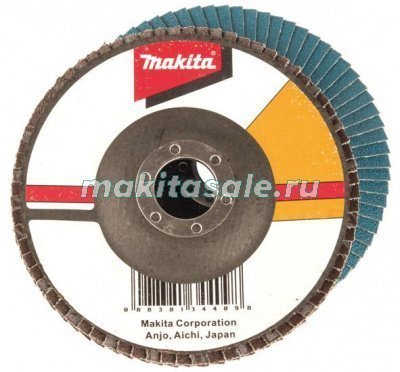 Лепестковый шлифовальный диск Макита 180мм 60К плоский A (D-27349)