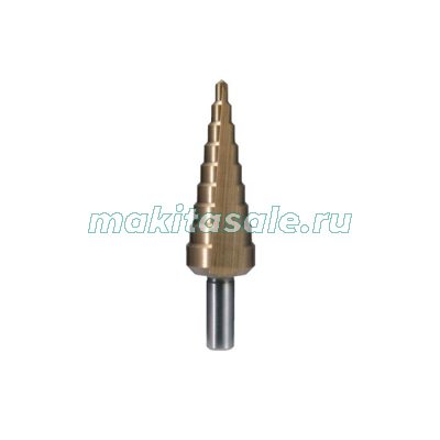 Шаговое сверло Макита ступенчатое TiN 4-32х102мм (D-40135)