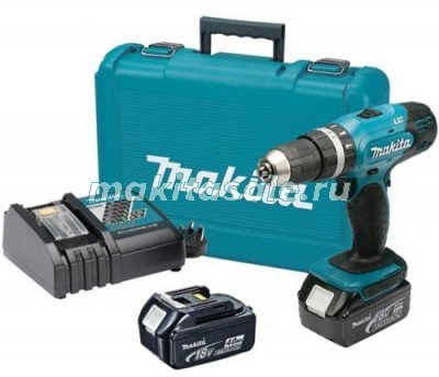 Ударная дрель-шуруповерт Makita DHP453RFE