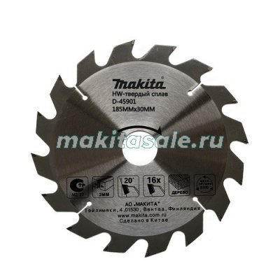 Пильный диск Макита Standart 185х30/16/20х2.0х16Т (D-45901)