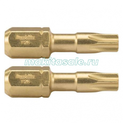 Торсионная бита Makita B-28422 №25 25мм 2шт