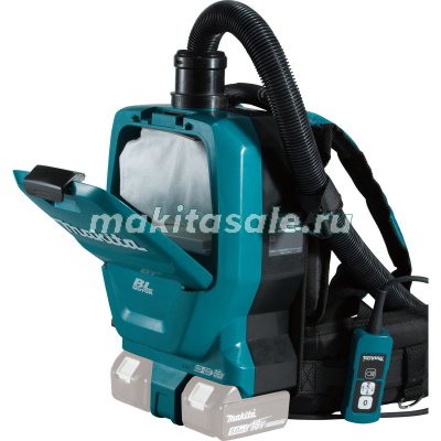 Аккумуляторный ранцевый пылесос Makita DVC265ZXU