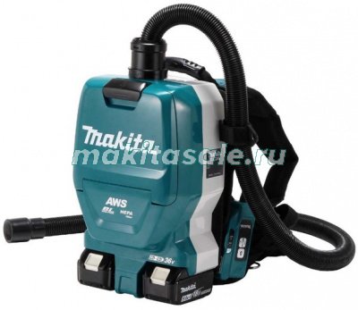 Аккумуляторный ранцевый пылесос Makita DVC265ZXU