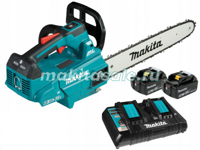 Аккумуляторная цепная пила Makita DUC356Z-PT2 (2*BL1850B и з/у DC18RD в комплекте)
