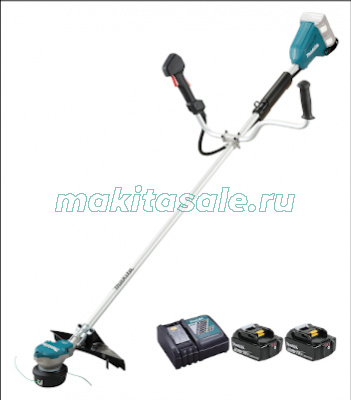 Аккумуляторный триммер Makita DUR368AZ-RTE (2*BL1850B и з/у DC18RС  в комплекте)