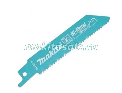 Пилка для сабельной пилы Makita B-20410 14 зуб, длина 100мм,  5шт