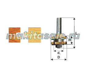 Фреза пазо-шиповая 8х41х326.35мм Makita D-12011