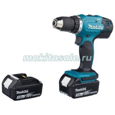 Аккумуляторная дрель-шуруповерт Makita DDF453RFE