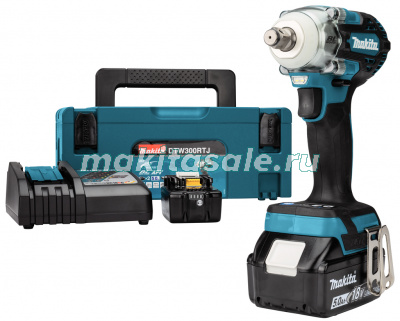 Аккумуляторный ударный гайковёрт Makita DTW300RTJ