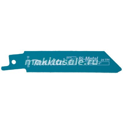 Пилка 100мм Makita B-20404 по металлу 0,7-3мм, 5шт