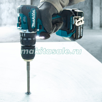 Аккумуляторная ударная дрель-шуруповерт Makita LXT DHP487Z