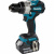 Аккумуляторная ударная дрель-шуруповерт Makita DHP486RTJ