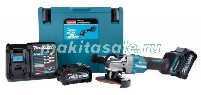 Аккумуляторная угловая шлифовальная машина Makita GA005GM201