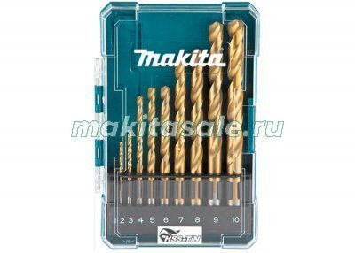 Набор сверл по металлу HSS-TiN Makita D-72849