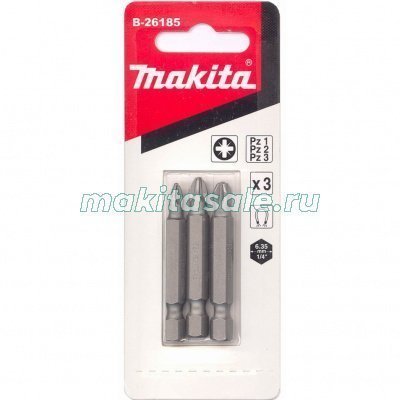 Набор бит Макита PZ1 PZ2 PZ3 50мм (B-26185)