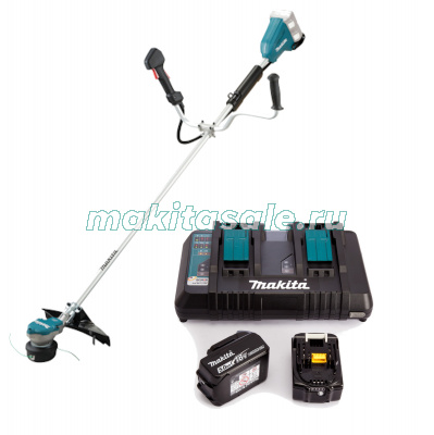 Аккумуляторный триммер Makita DUR368AZ-PT2 (2*BL1850B и з/у DC18RD в комплекте)